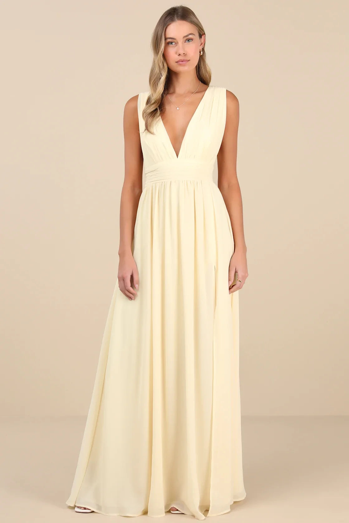 Heavenly Hues Blush Maxi Dress