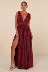 Sweet Sophistication Sage Green Burnout Floral Maxi Dress