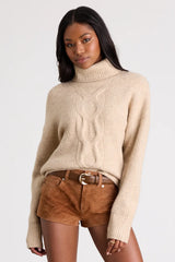 Tanner Tan Suede Mid-Rise Micro Shorts