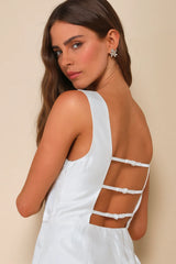 Sophisticated Selection Black Sleeveless Backless Mini Dress