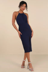 Dreamy Date Night Emerald Green Sleeveless Midi Dress