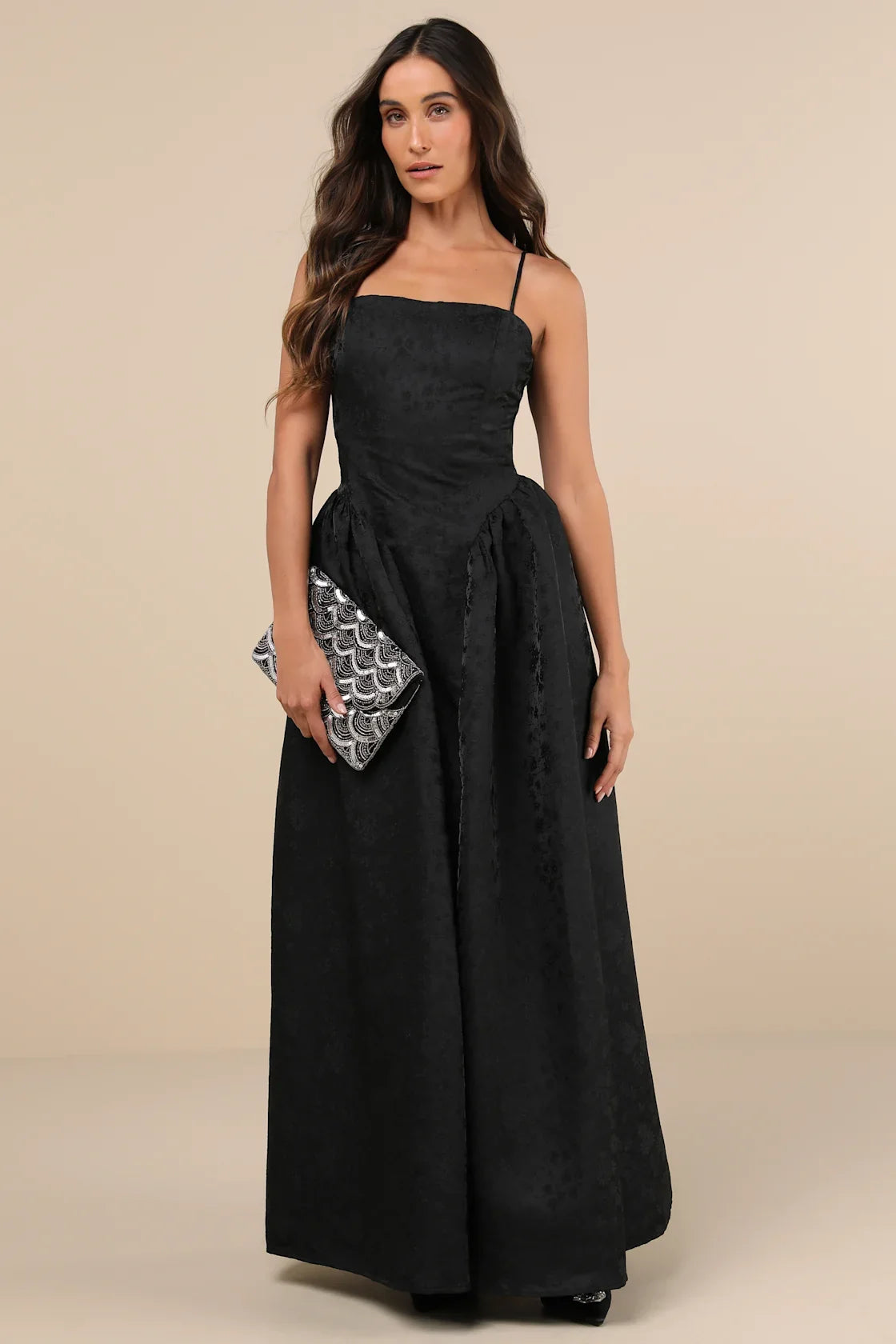 Cascading Crush Emerald Tiered Bustier Midi Dress