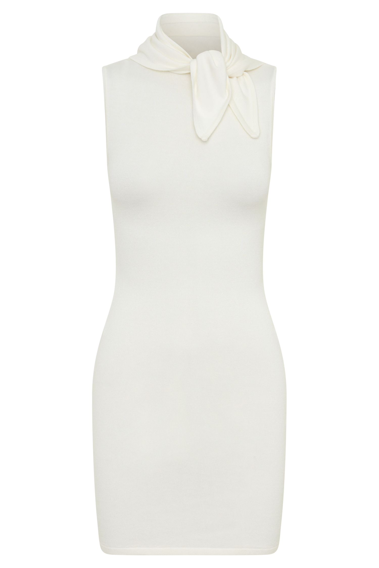 Amilee Scarf Knit Mini Dress - Ivory