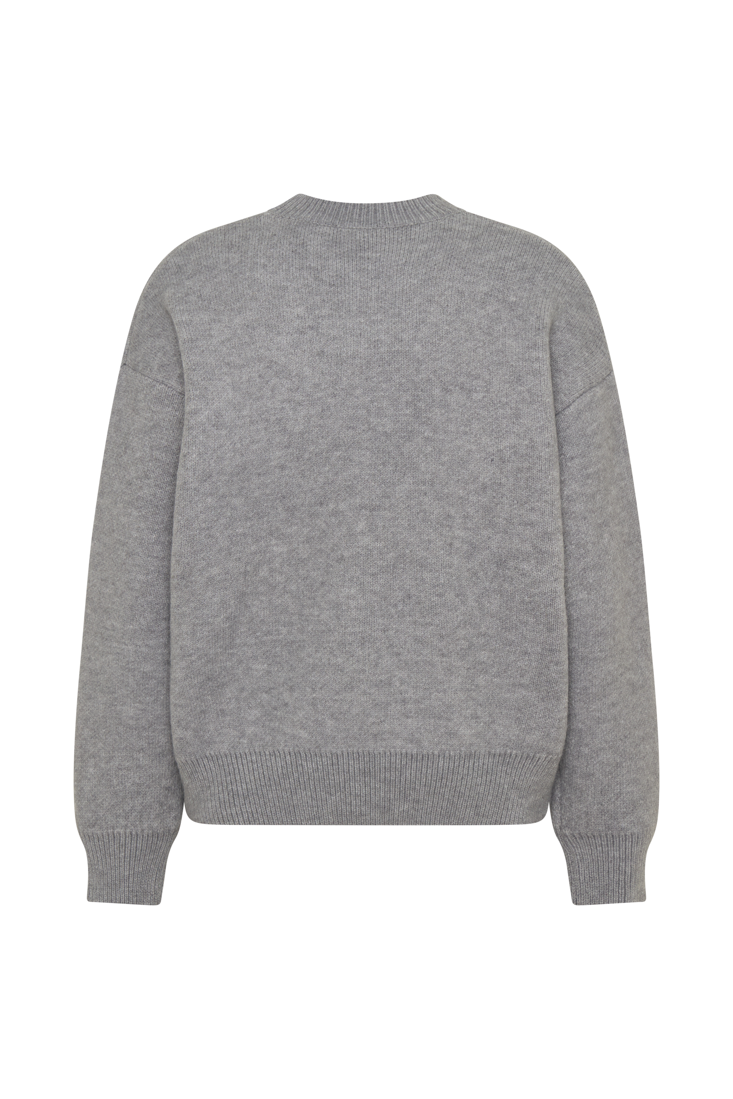Lulu Oversized Knit Jumper - Grey Marle