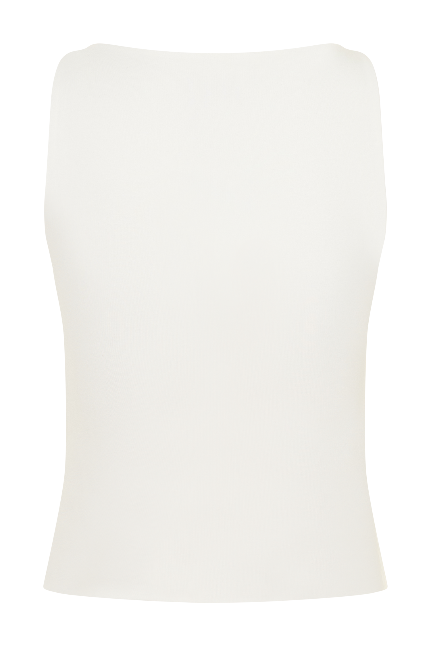 Nicolette Sleeveless Tank Top - White