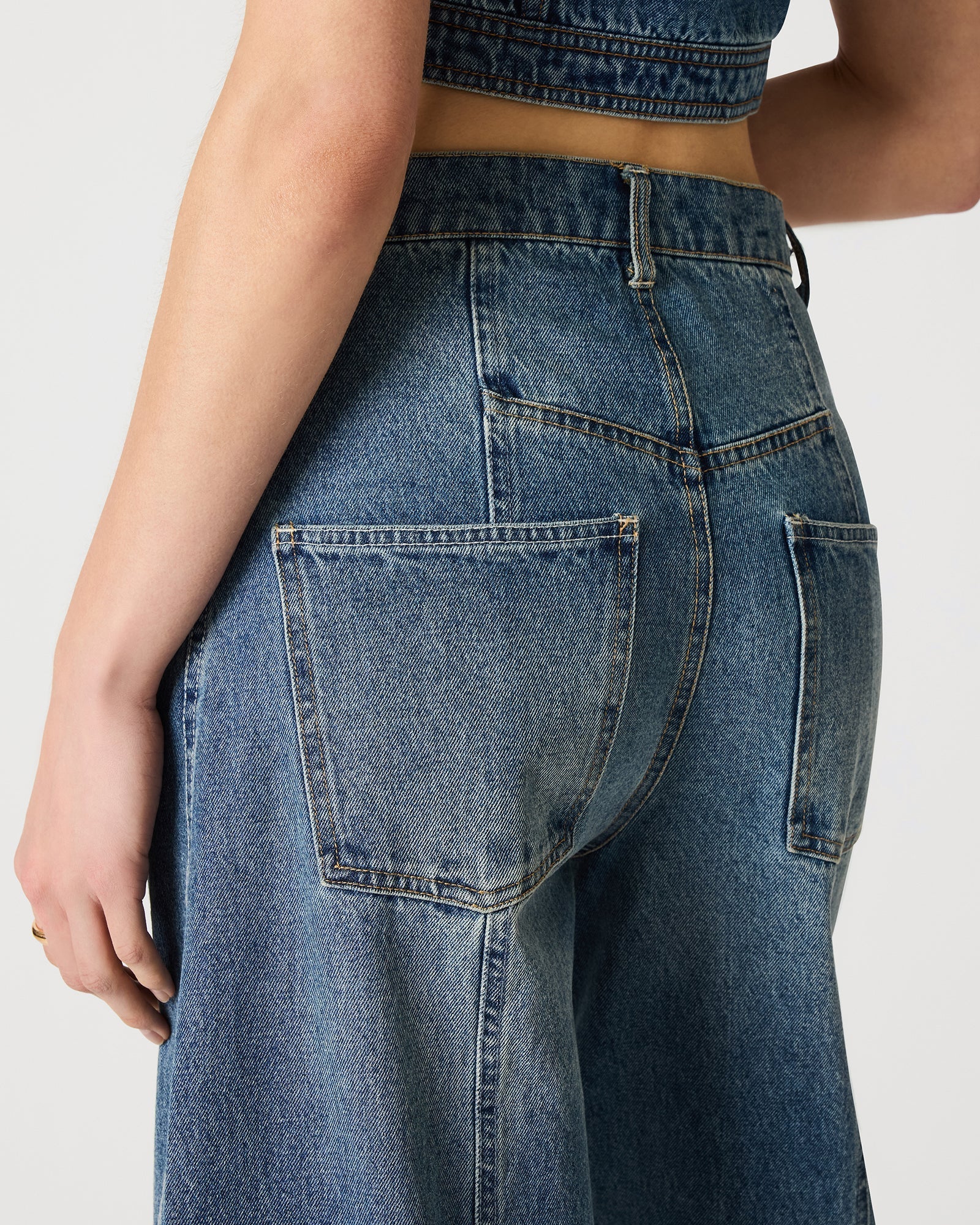 AUSTIN JEAN BLUE HEATHER