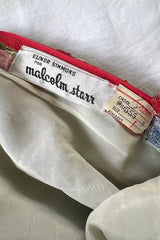 1960s Malcom Starr Embroidered Maxi Dress Selected by Grievous Angel Vintage