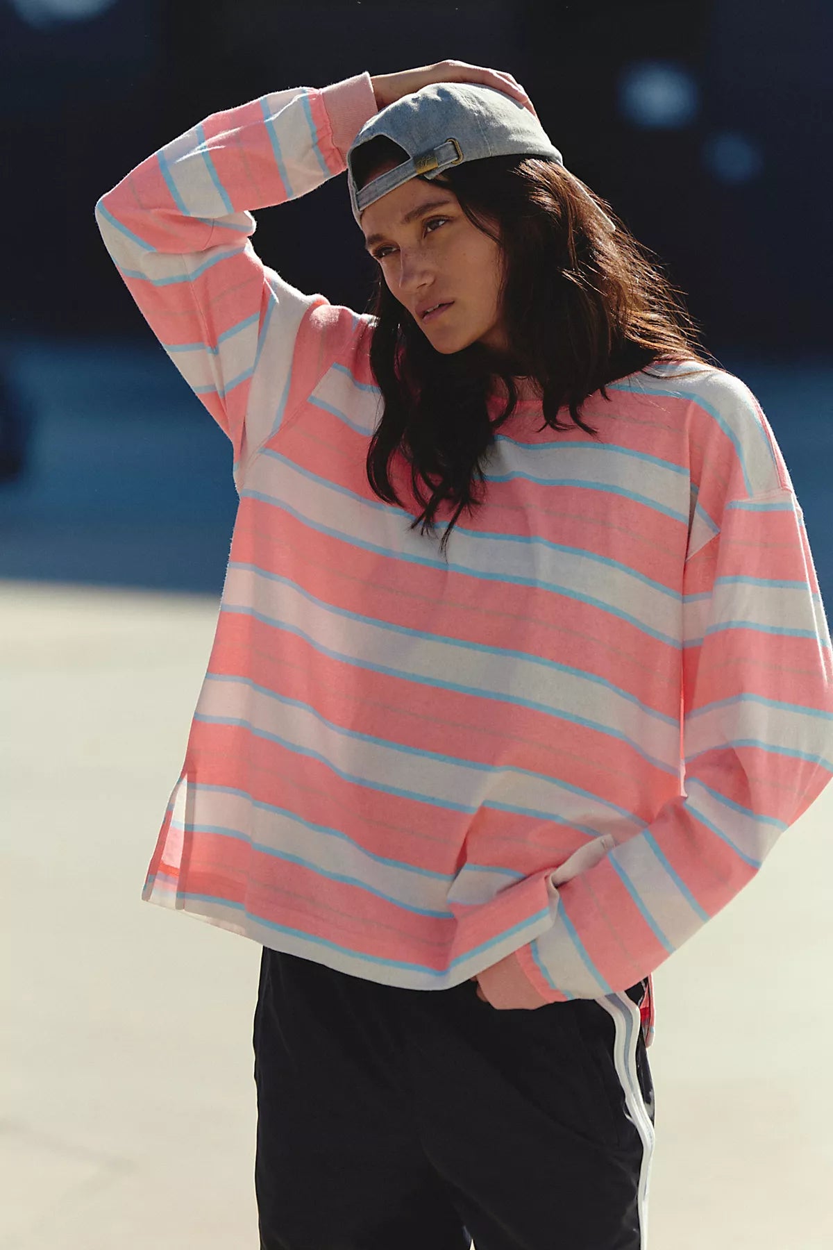 Hustle Striped Layer