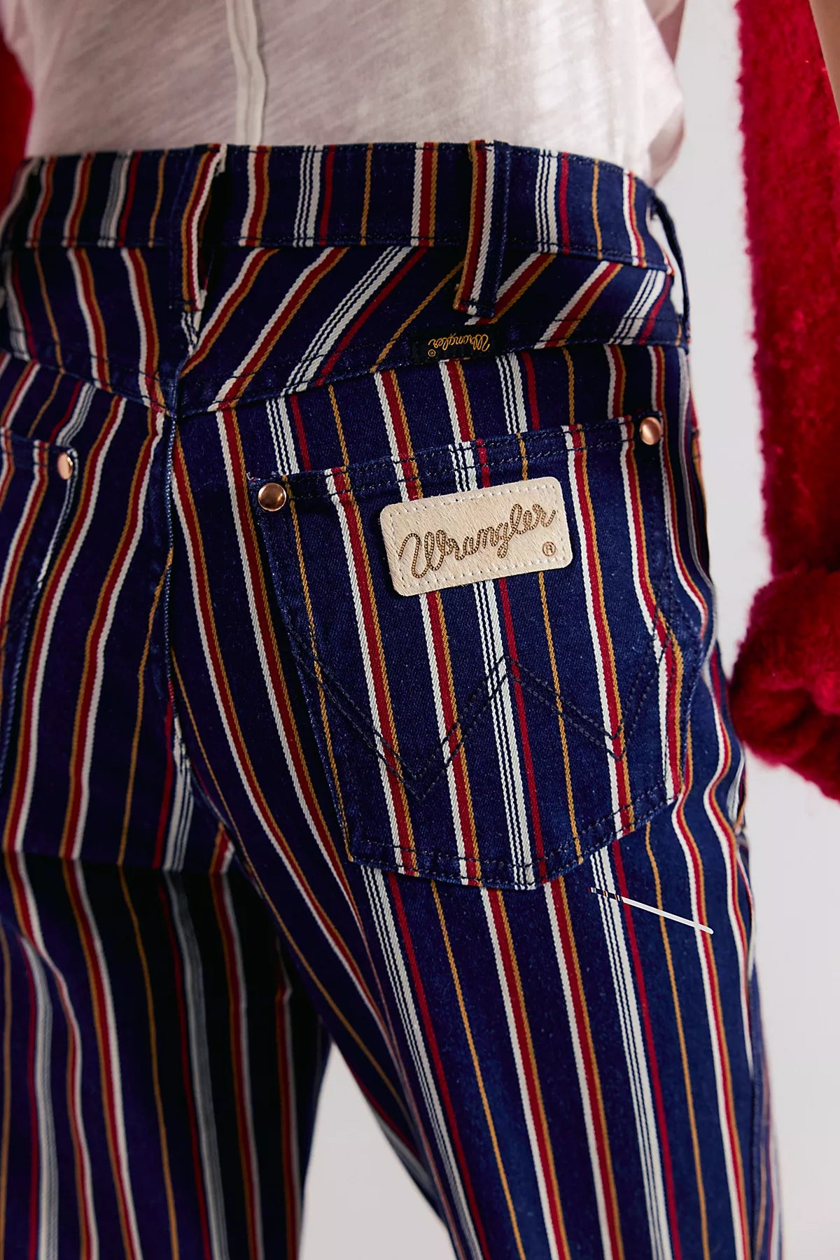 Wrangler X Lainey Wilson Retro Striped Flare Jeans
