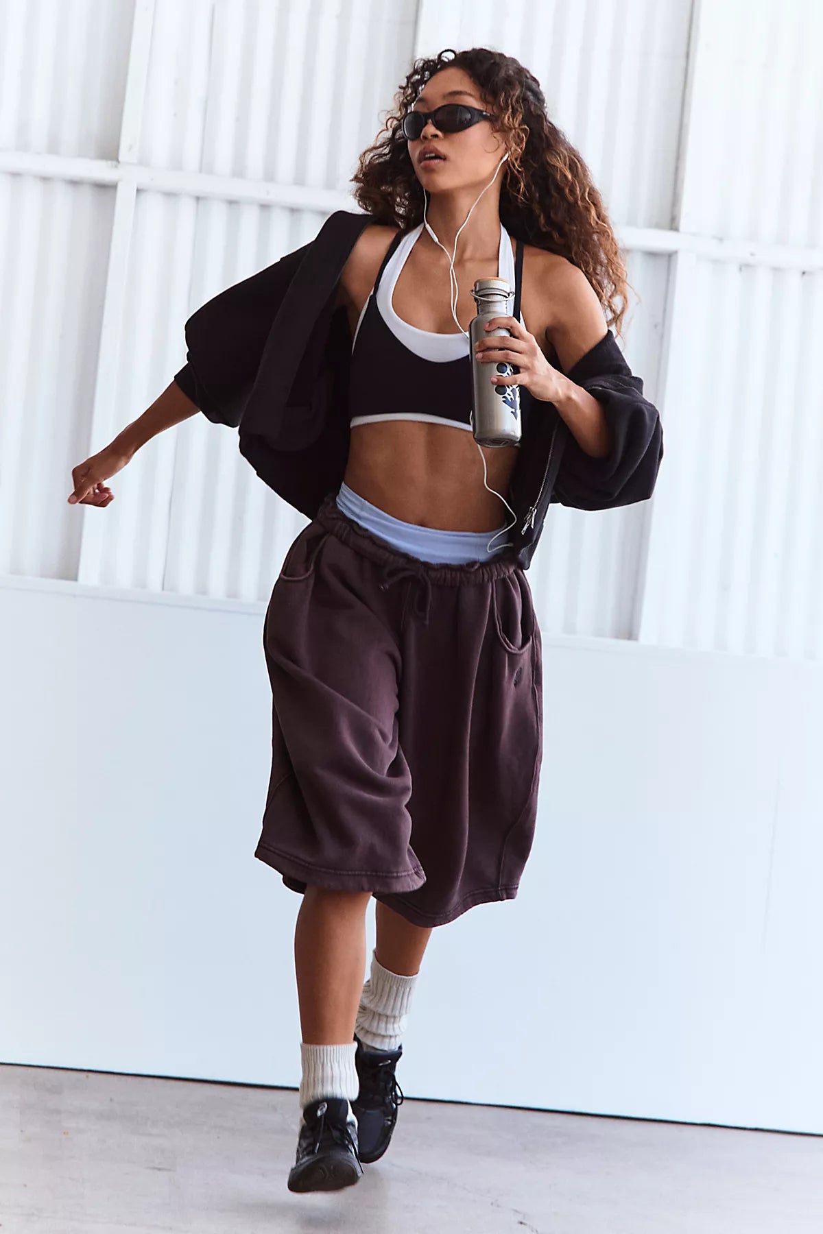 Trackline Cropped Easy Pants