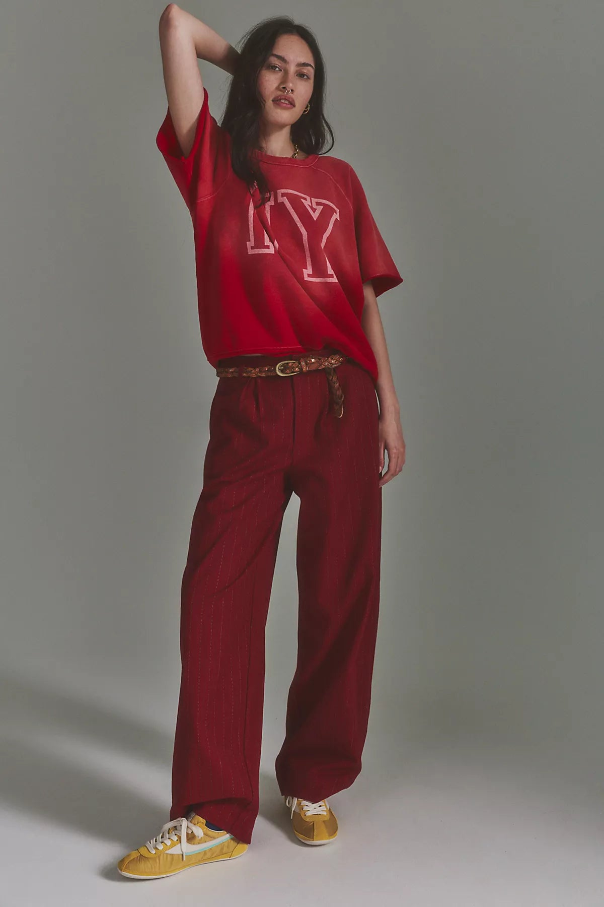 Sketchy Pinstripe Trousers