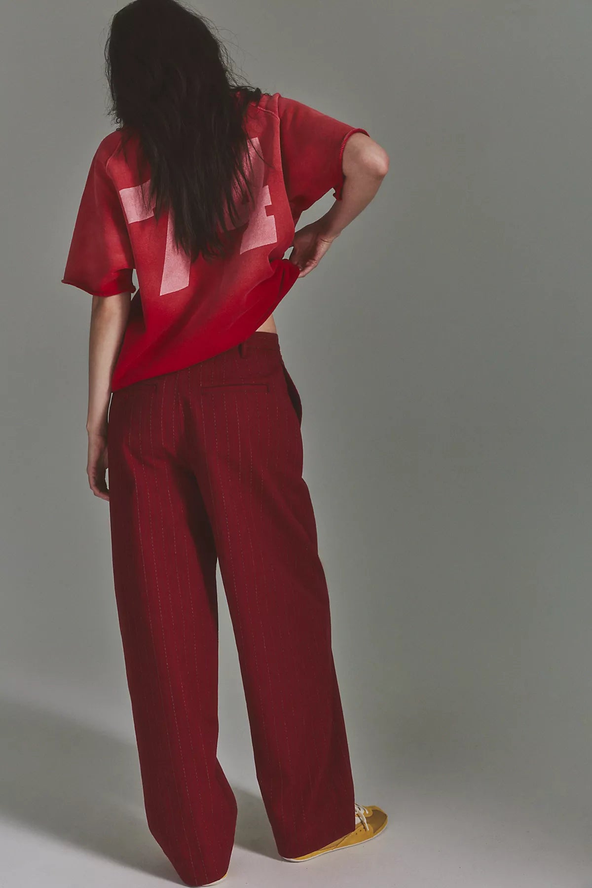 Sketchy Pinstripe Trousers