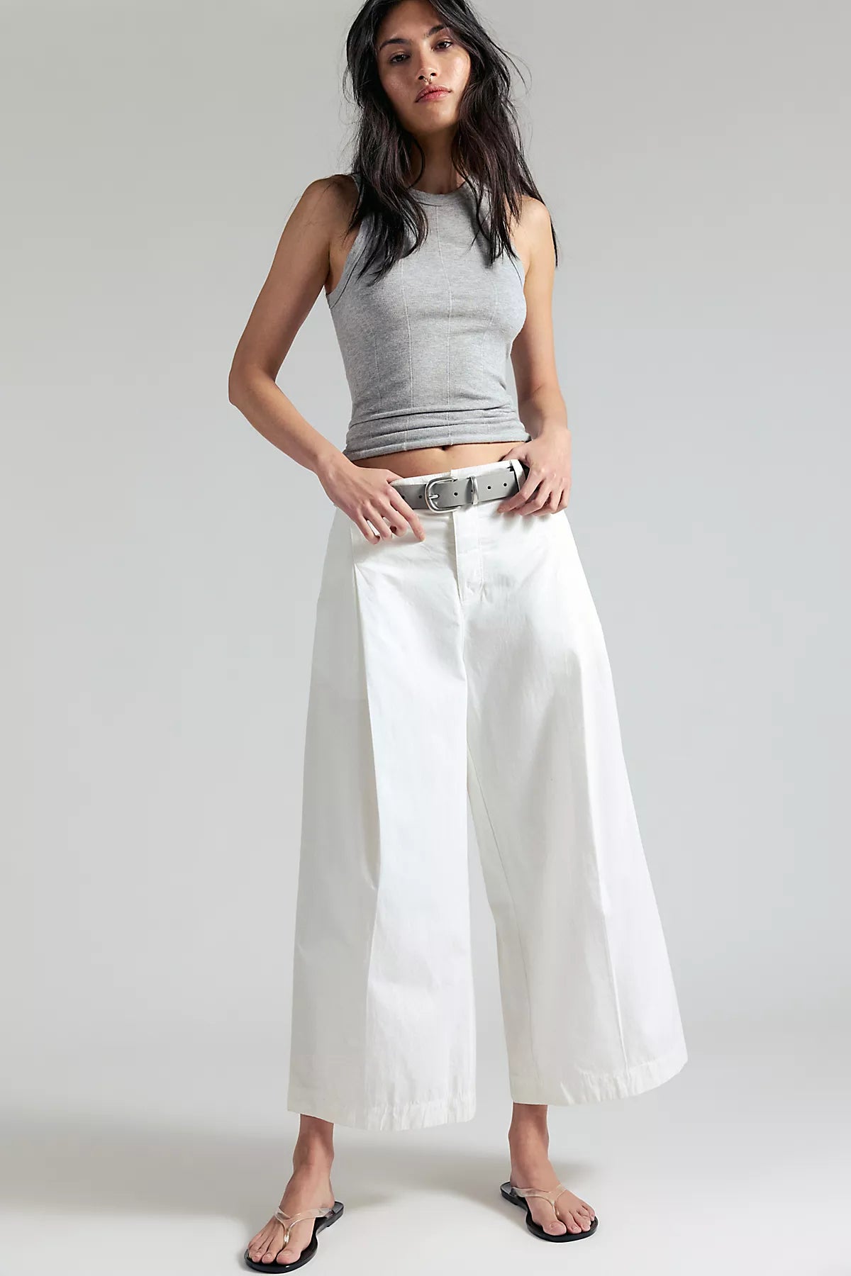 Silverlake Wide-Leg Chino Trousers