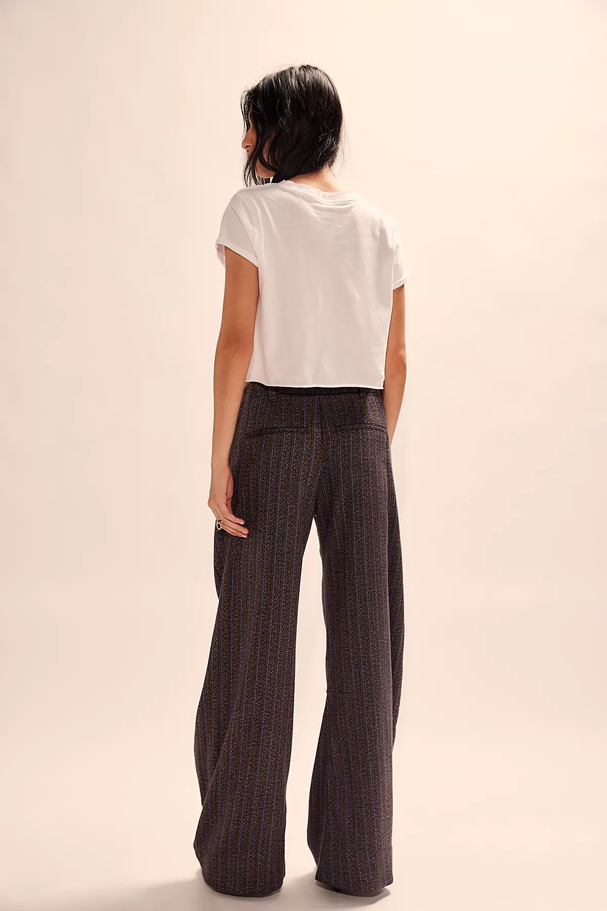 Spotlight Herringbone Barrel Trousers