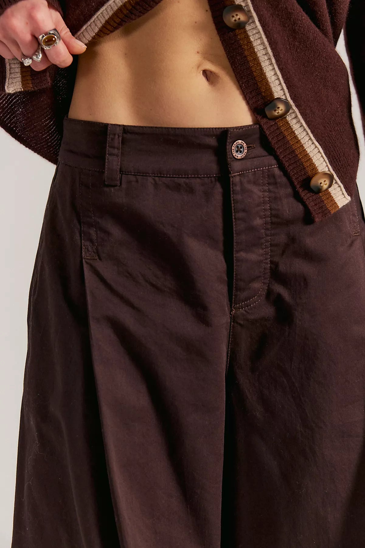 Silverlake Wide-Leg Chino Trousers
