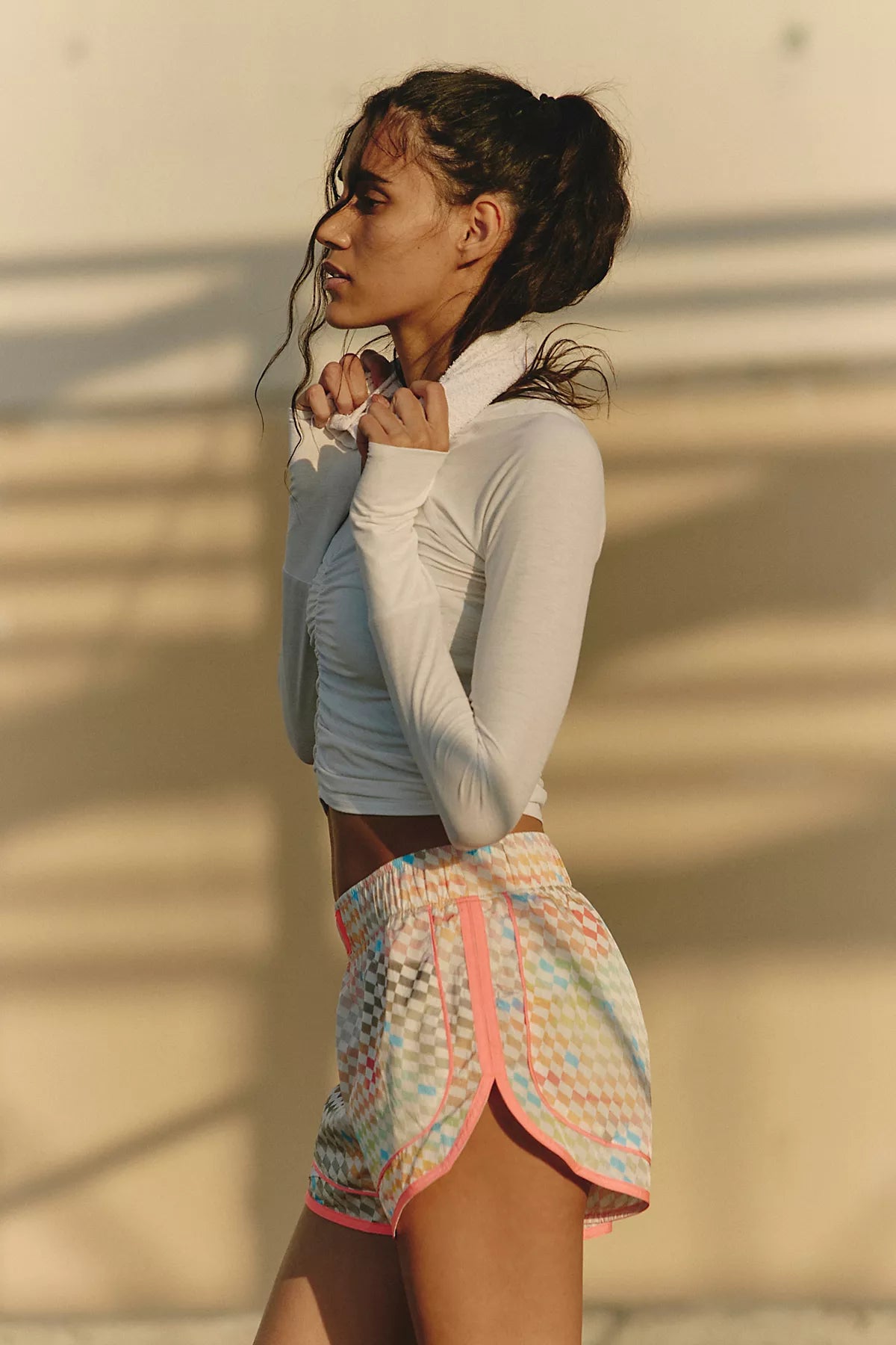 Varsity Blues Printed Shorts