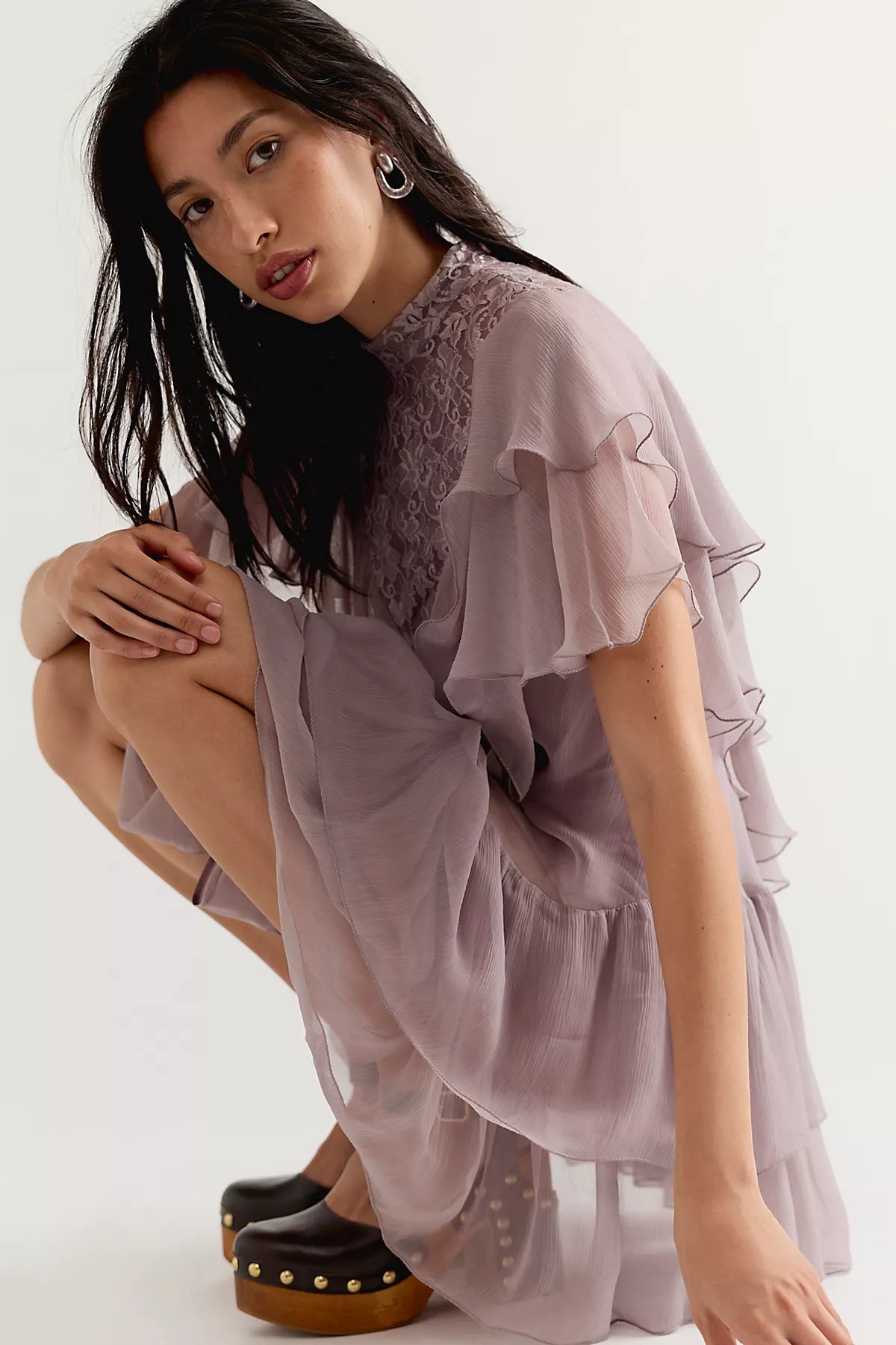 Nigel Preston Ana Lace Mini Dress