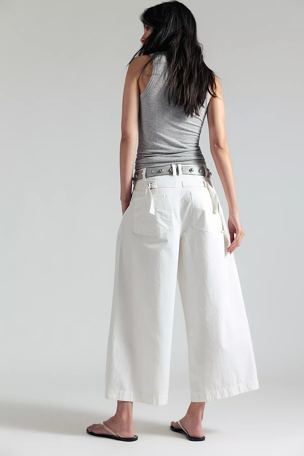 Silverlake Wide-Leg Chino Trousers