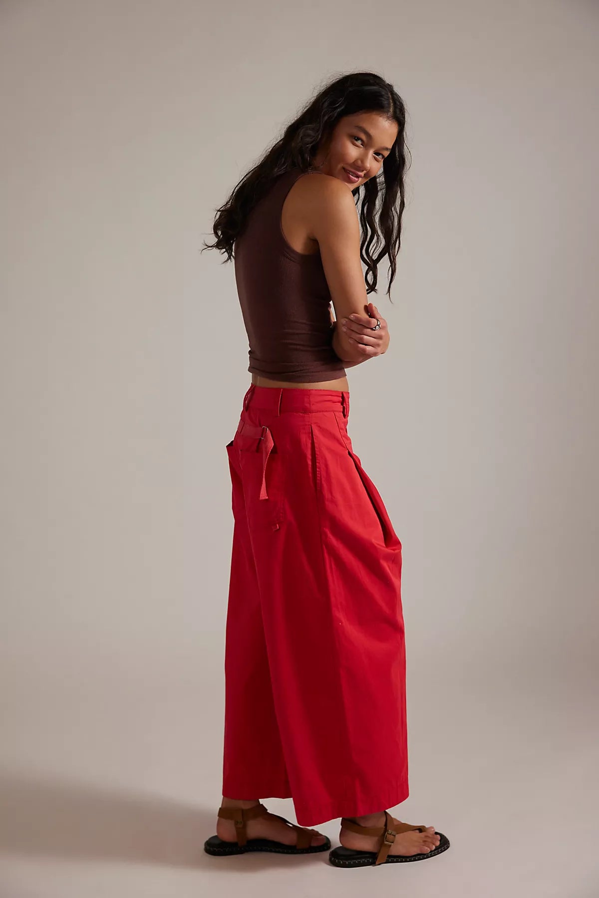 Silverlake Wide-Leg Chino Trousers