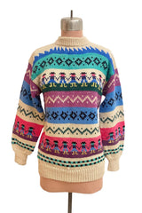1980s Vintage Paper Doll Mountain Sweater Selected by BusyLady Baca & The Goods