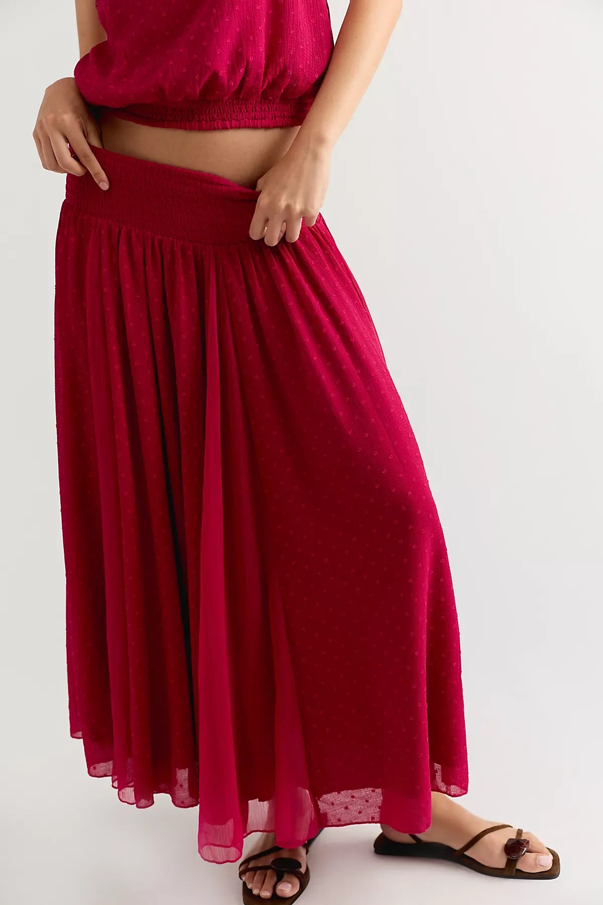 Sunflare Maxi Skirt Set