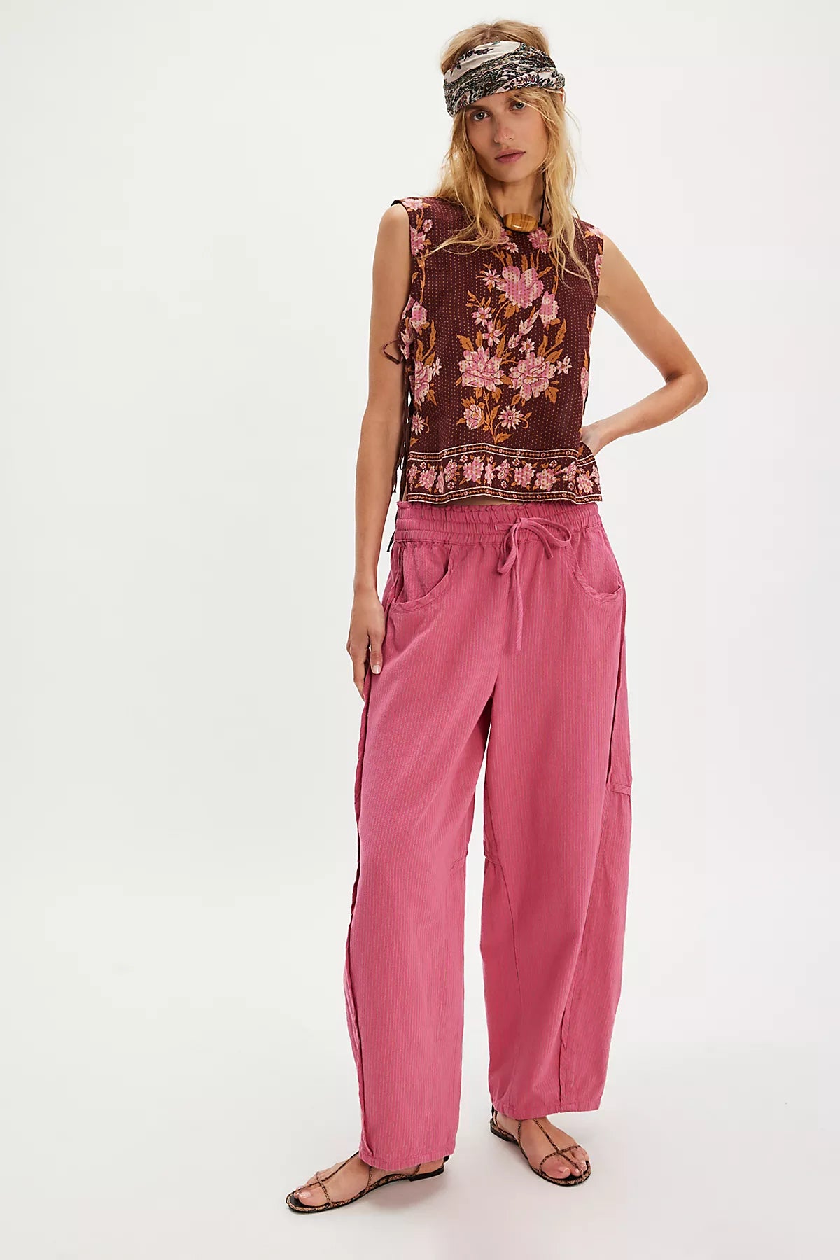 Something Good Pull-On Barrel Pants