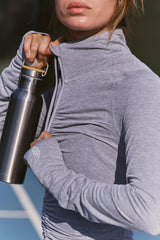 Tempo Ruched UV Protection Half Zip