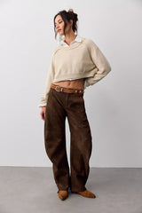We The Free Spotlight Vegan Suede Trousers