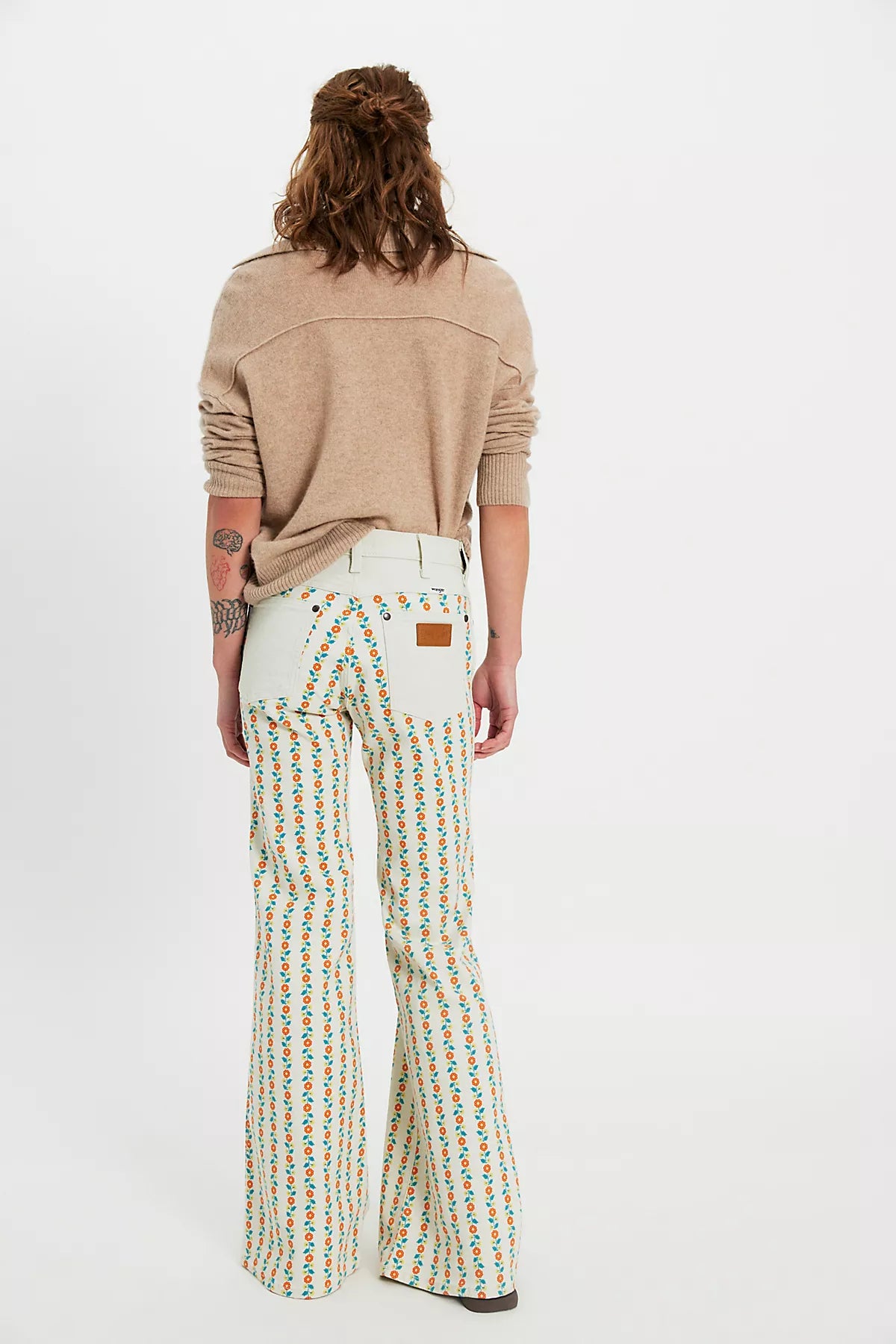 Wrangler 70s Printed Flare Jeans