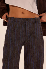 Spotlight Herringbone Barrel Trousers