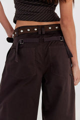Silverlake Wide-Leg Chino Trousers