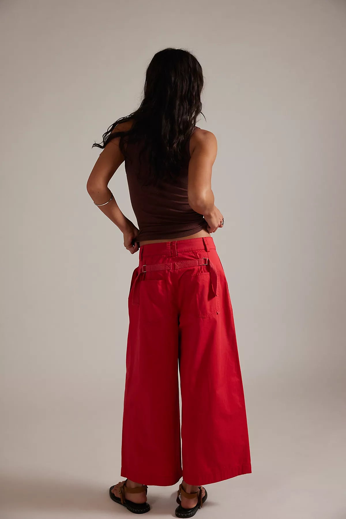 Silverlake Wide-Leg Chino Trousers