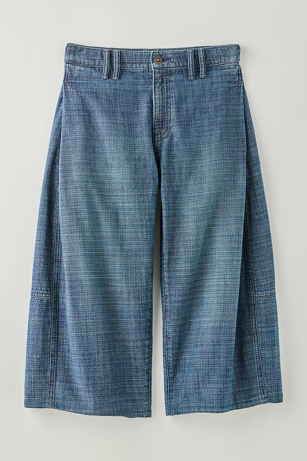 We The Free Free To Roam Cropped Wide-Leg Jeans