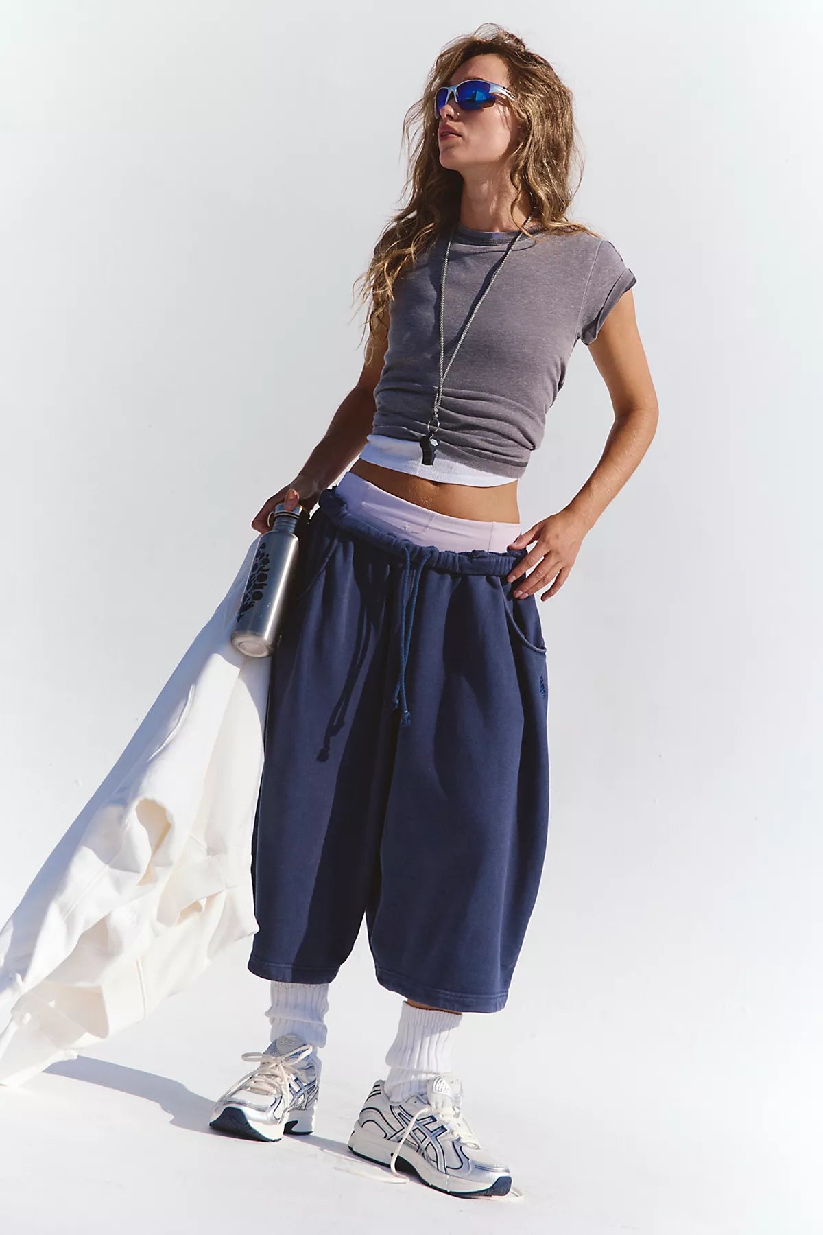 Trackline Cropped Easy Pants